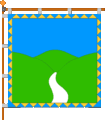 Флаг села Красная